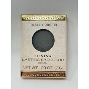 Merle Norman Luxiva Lasting Eyecolor Eyeshadow OCEAN 14636 0.09oz/2G NEW